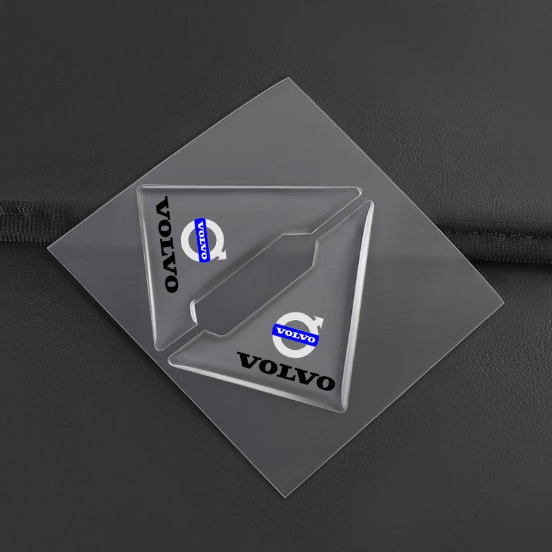 2pcs Silicone Car Door Corner Protector Anti-Collision Scratch Cover For Volvo 240 C70 S40 S50 S60 S70 S80 S90 V40 V50 V60 V90 XC40 XC60 XC90 Truck