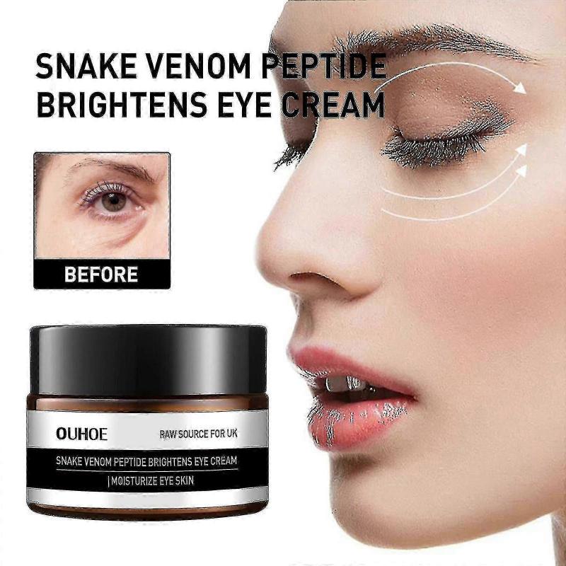 1pc Ouhoe Snake Venom Peptide Moisturizing Eye Cream Moisturizing, Lightening Fine Lines, Anti-aging And Anti-wrinkle | | 1PC