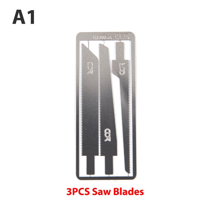 Mini Sag Mecha Modellbygging Modifikasjonsverktøy DIY Skjæreblad Buesag
