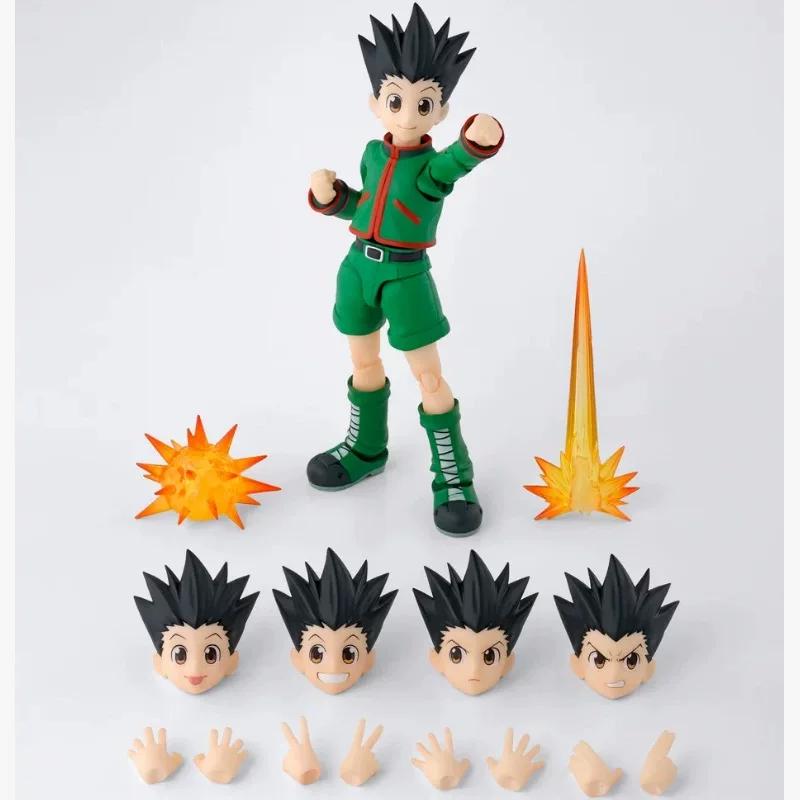 Anime-Figur „SHF Hunter Hunter Gon Freecss Killua Zoldyck KO Version“ – Bewegliche Actionfigur, Anime-Modell, Desktop-Dekoration
