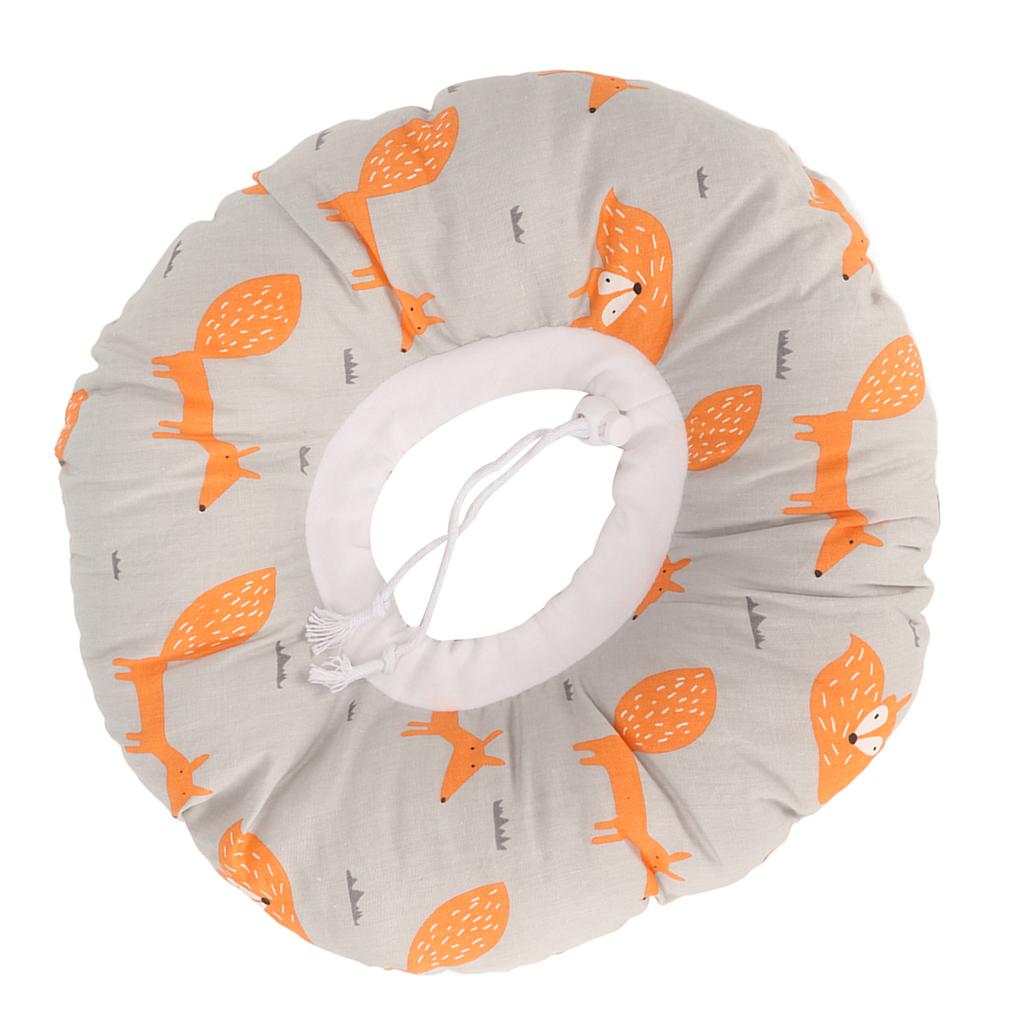 Ear Piercing Pillow Cartoon Animal Pattern Inflammation Pressure Sore Relief Ear Guard Pillow 12.6 Inch