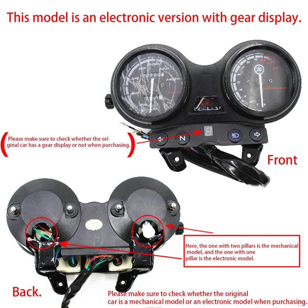 Geschwindigkeitsmesser Instrument Tachometer für Yamaha Ybr 125 Hohe Zuverlässigkeit