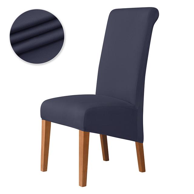 Nordic Abnehmbare Anti-Schmutz Sitz Stuhl Abdeckung Spandex Küche Abdeckung Für Bankett Hochzeit Abendessen Restaurant Moderne Wohnkultur