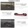 ABS Car Leaf Panel Air Vent  Decoration Tailgate Glass Hinge Tailgate Handle Shell Cover For Jeep Wrangler JL 2018 Up 4-Door  Exterior Accessories