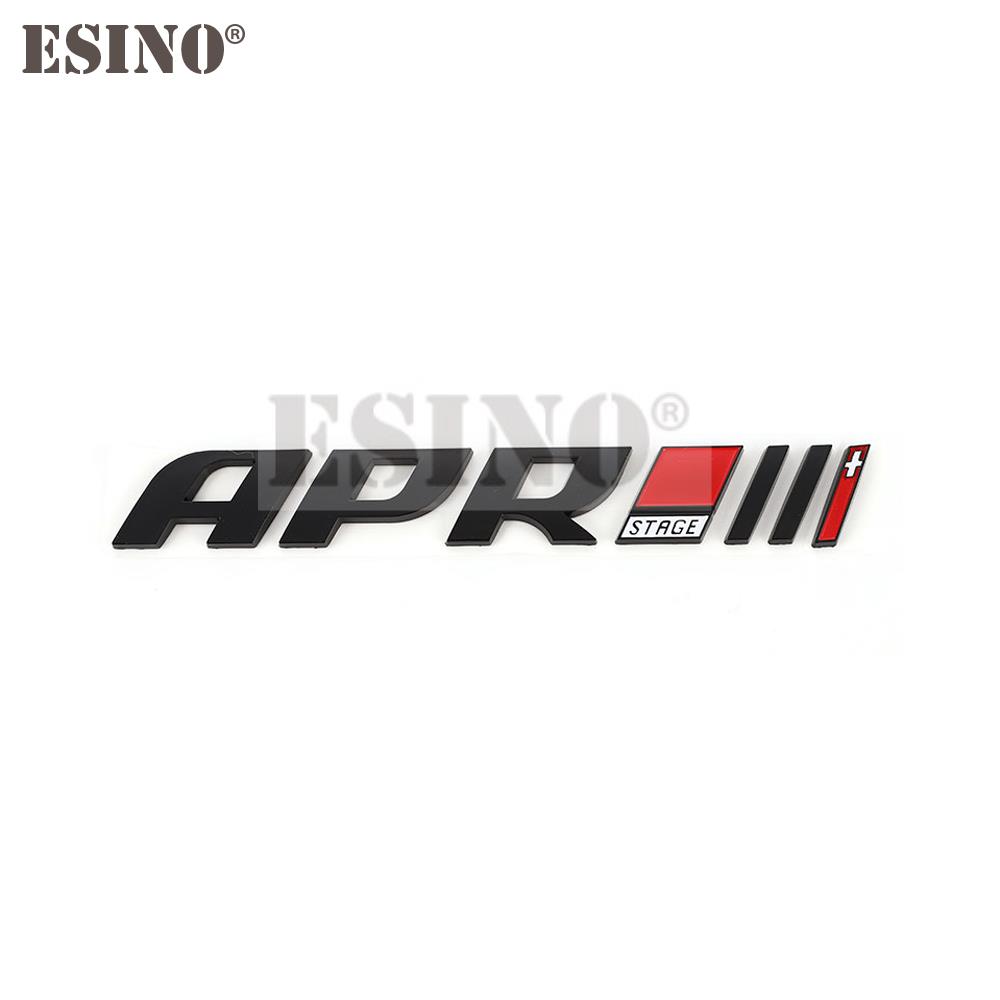 3D APR Logo Car Stickers Auto Badge Emblem Decal for APR Stage Logo For A4 A5 S4 S5 RS4 RS5 RS6 Q5 S5 Golf GTI R Scirocco R20