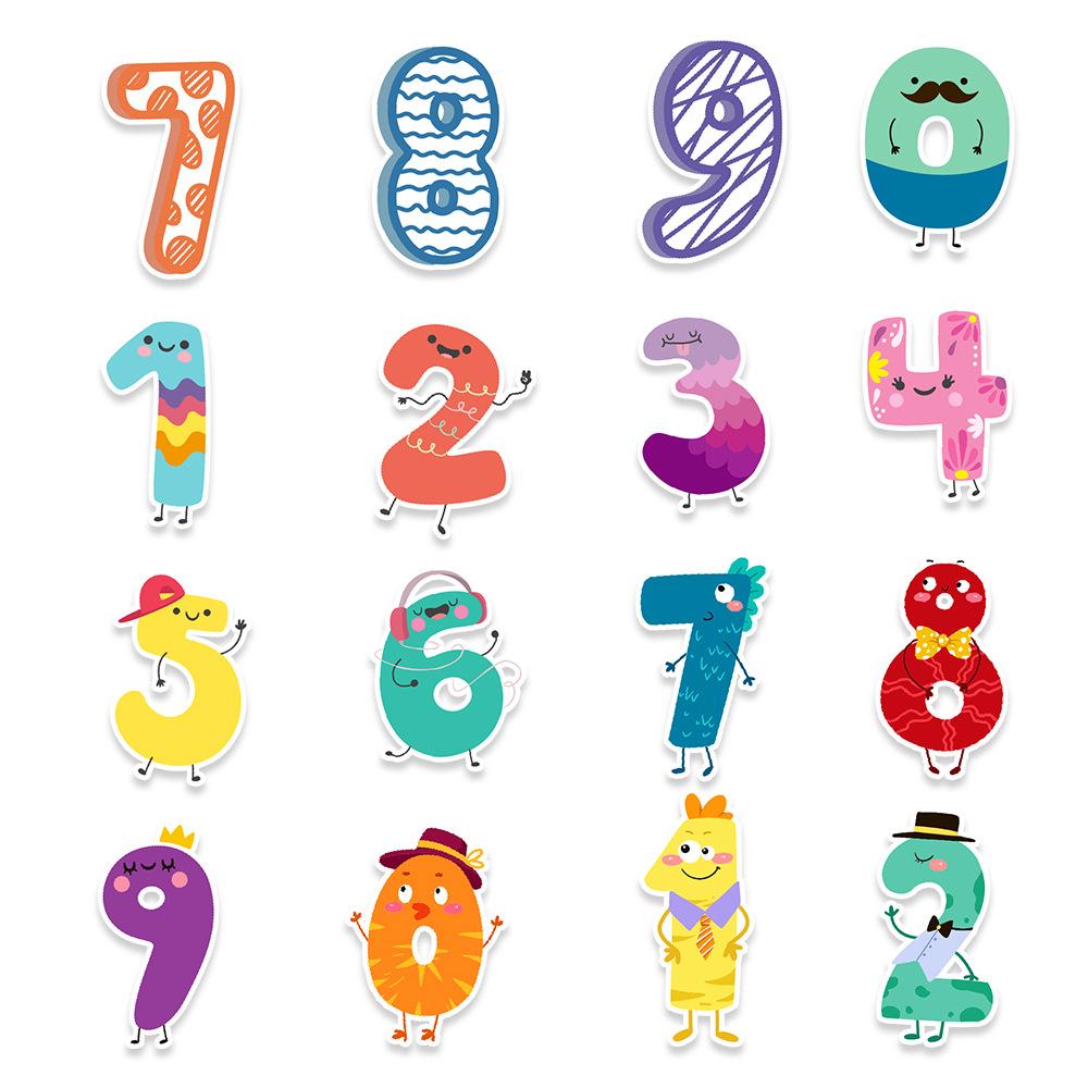 50 Digital Enlightenment Graffiti Stickers Computer Laptop Mobile Phone Water Cup Decoration Stickers Waterproof