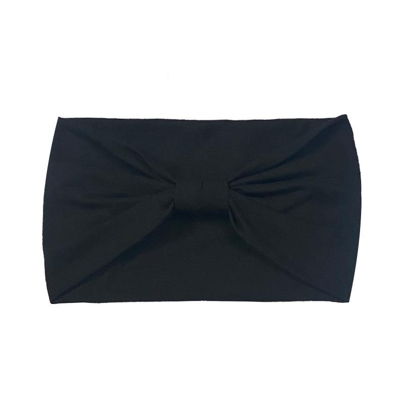 Cross-Border Women's Wide Cotton Elastic Sports Headband