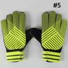 Football Goalkeeper Gloves Suitable For Children Non-Slip Breathable Abrasion-Resistant Latex Leather Materials