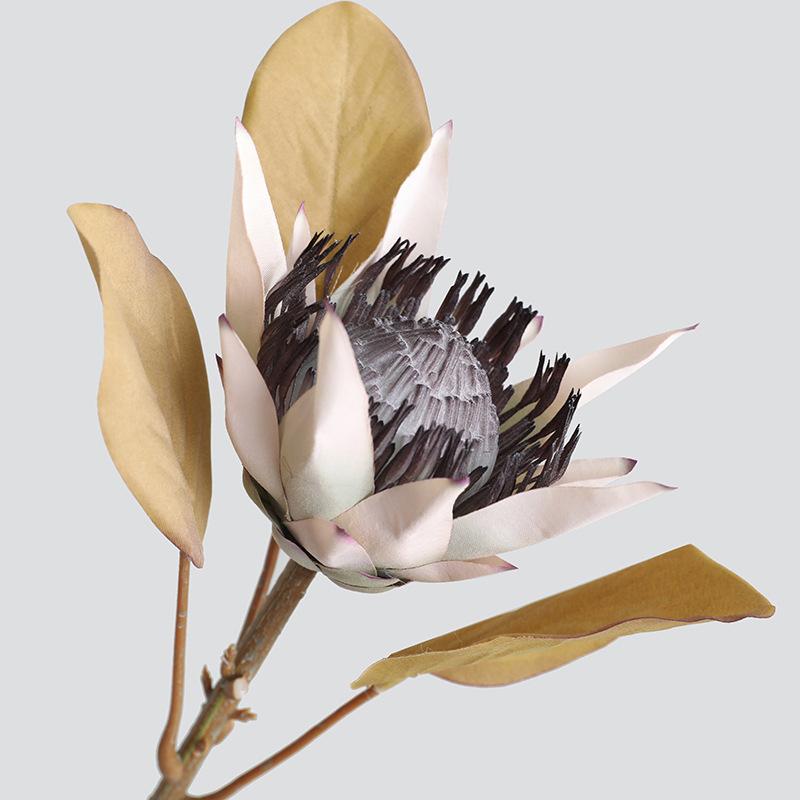 

Серия «Ностальгия», декоративные цветы, украшение для дома, шелковая цветочная композиция, имитация тропических цветов, ретро цветок монарха S белый