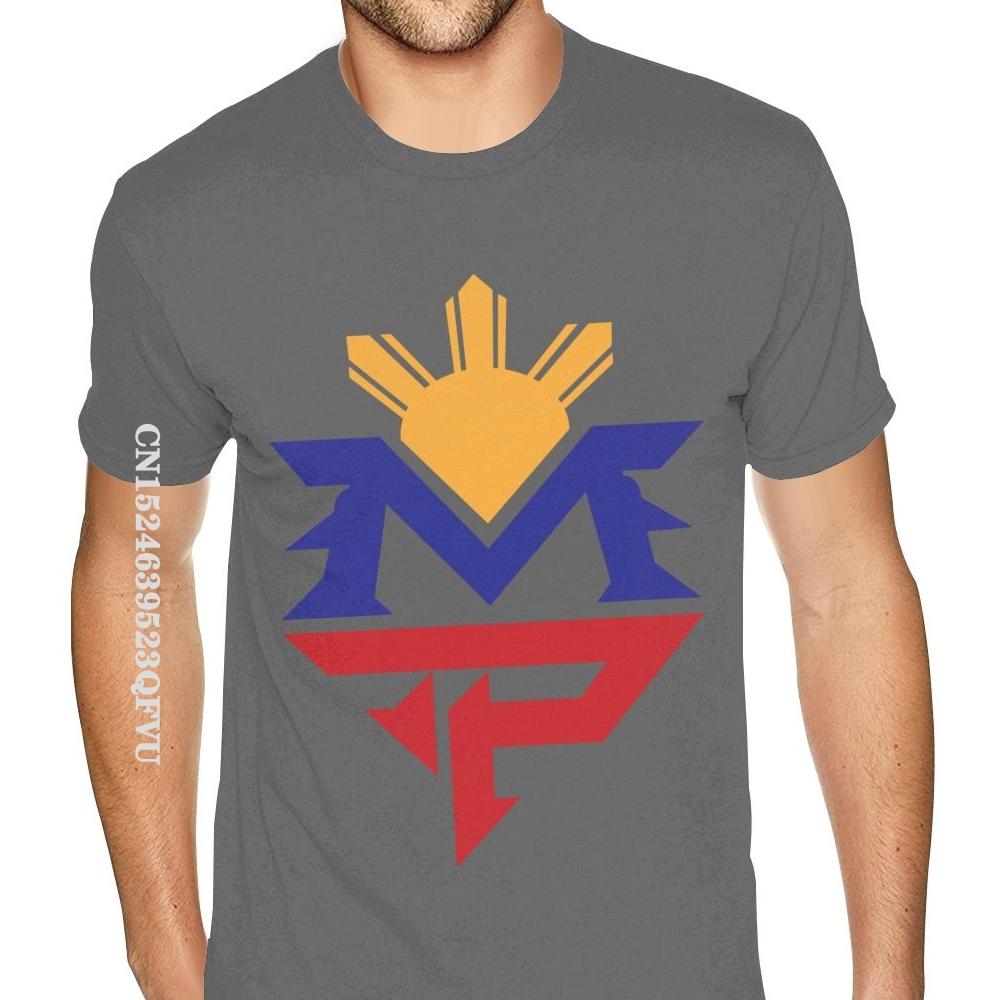 Boxer Manny Pacquiao MP Boxing Photo Tee Shirt Men Trendy Shirts Funny Mens T Shirts Cotton Tops & Tees Summer