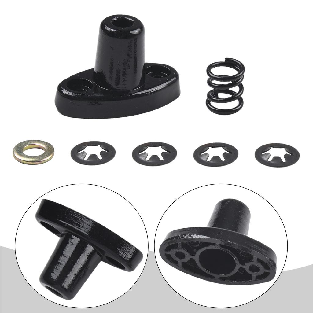 1Set Aluminum Sunvisor Repair Bracket Kit For Jeep For TJ-Wrangler 1997-2002 #924-531 924-532 5EP35LRK5AE Black Car Parts