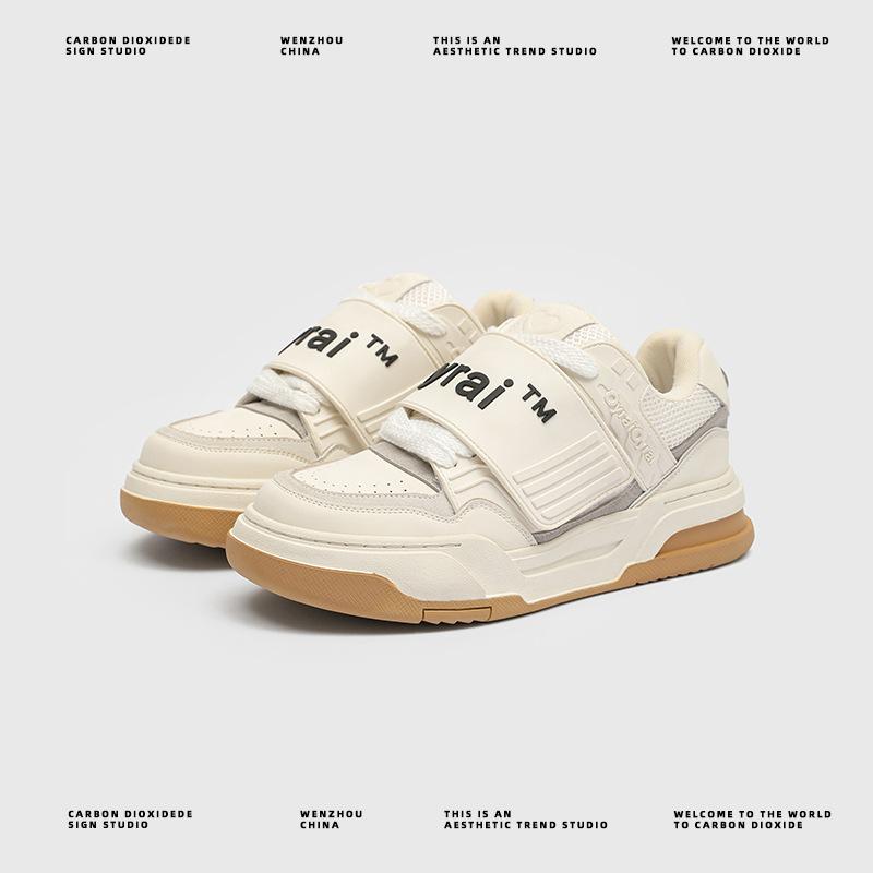 

Летняя новая обувь на доске мужская модная обувь платформа низкий верх повседневная универсальная обувь летняя женская спортивная дышащая обувь для бега 45 белый