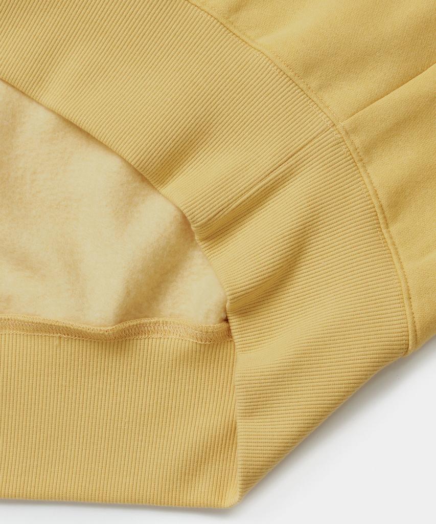 COLUMBIA UNIVERSITY Cu Big Script Women Terry Sweatshirts Vintage Yellow