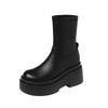 2026 Autumn and Winter Elastic Women's Long Style Thick Soled Height Increasing Long Boots High Boots for Women