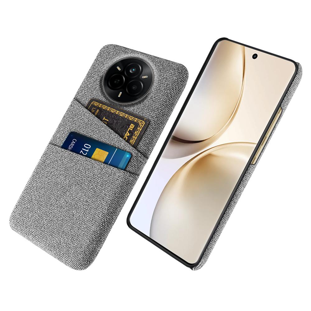 

For Realme 14 Pro 5G Case Cloth + Hard PC Phone Cover with Dual Card Slots H