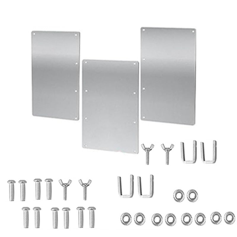 

M-Modern-Защитный отражатель для уличного обогревателя, Отражатель для фокусировки тепла для круглых газовых и пропановых уличных обогревателей, Прочный для улицы серебряный