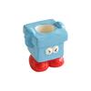 Ceramic Dopamine Toothbrush Holder Cute Stable Manual Toothbrushes Holder Free Standing Decorative Toothpaste Storage Shelf