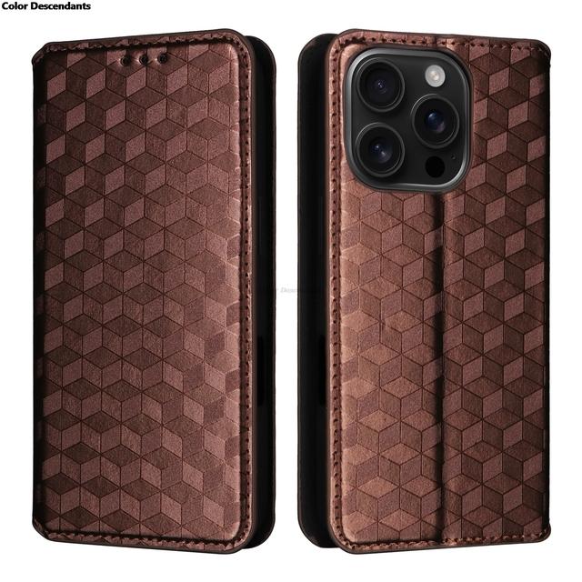 For ZTE Nubia Z80 Ultra Case stereoscopic lines flip wallet skin PU case purse For ZTE Nubia Z80 Ultra 3D Magnetic Cover Coque