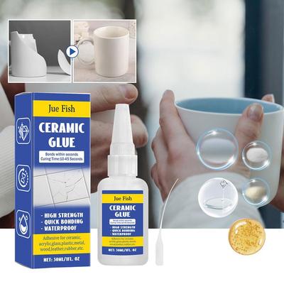 Adesivo de Reparo Cerâmico Doméstico Porcelana Reparo Rápido Rachaduras Cerâmicas Quebradas Multifuncional Adesivo de Reparo