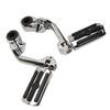 2Pcs Motorcycle Highway Foot Peg Chrome Adjustable Durable Comfortable Highway Foot Peg Pedal for Davidson