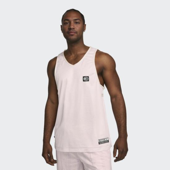 Nike Dri-Fit Logo Print Colorblock Schnelltrocknend Rundhalsausschnitt Ärmellos Basketball