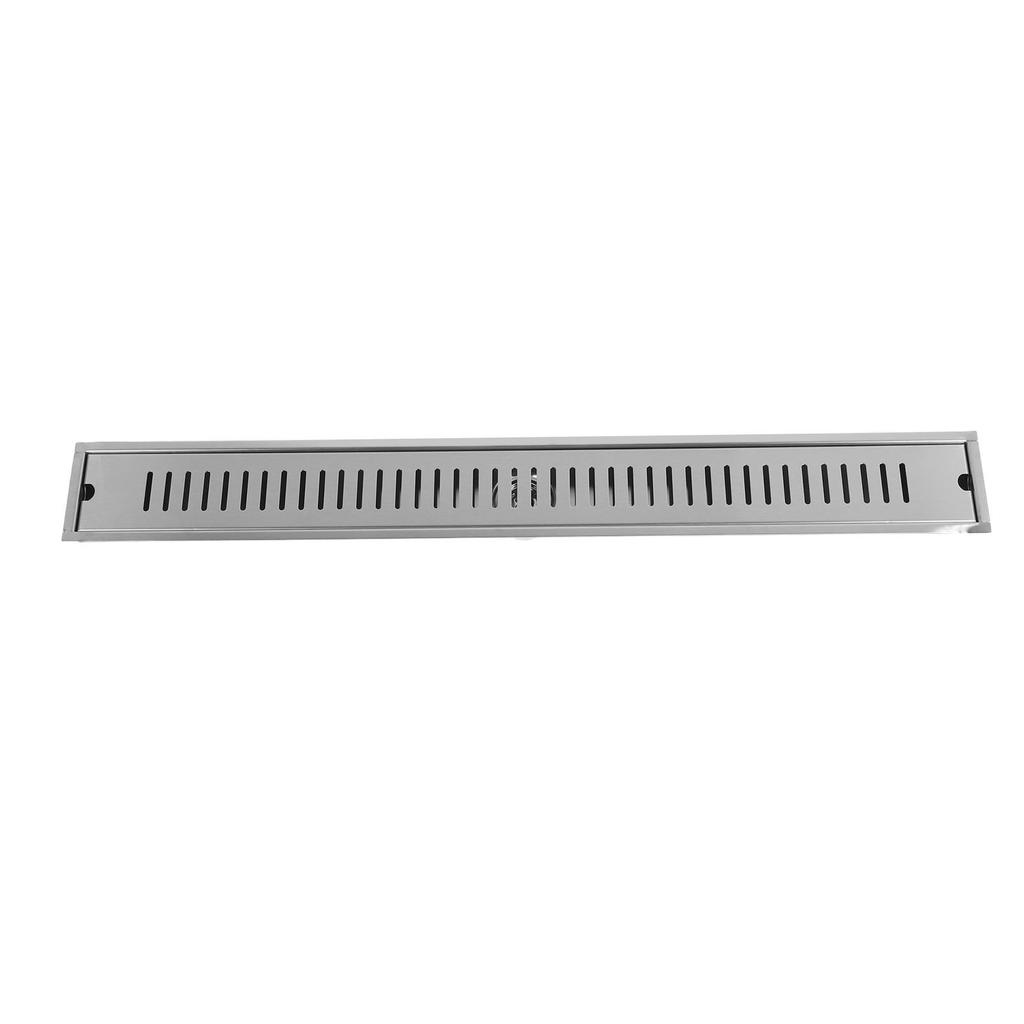 Linear Drain 304 Stainless Steel Large Discharge Capacity Prevent Clogging Shower Floor Drain for