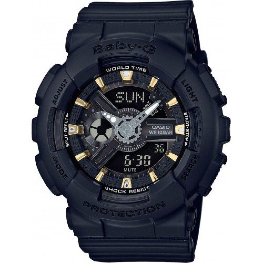 

Casio Baby G BABY G QUARZZ ЖЕНСКИЕ ЧАСЫ BA 110GA 1A Черные []