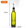 Automatic Glass Oil & Vinegar Dispenser with Transparent Bottle for Kitchen Use