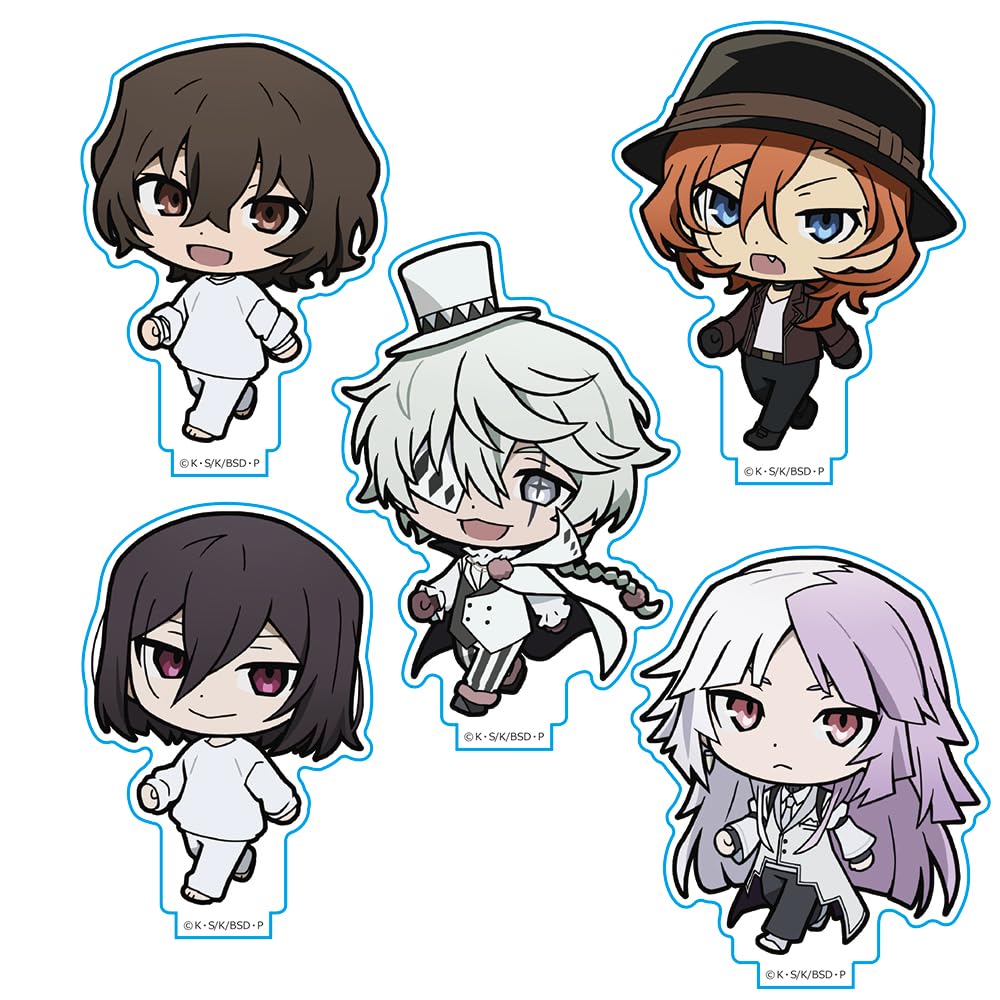 Стенды акриловые Bungo Stray Dogs Коллекция том 2 (BOX) Все 5 типов