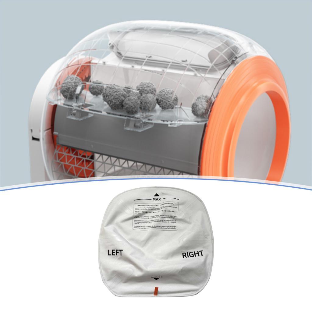 Příslušenství k toaletě pro kočky, Snadná instalace, Efektivní kontrola, pro automatickou odpadkovou nádobu, Potřeby pro mazlíčky, Přímá náhrada za Q-clean