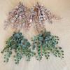 1PC Artificial Plants Vines Fake Hanging Eucalyptus Leaves Plastic Foliage Wall Hanging Rattan for Wedding Home Garden Decor