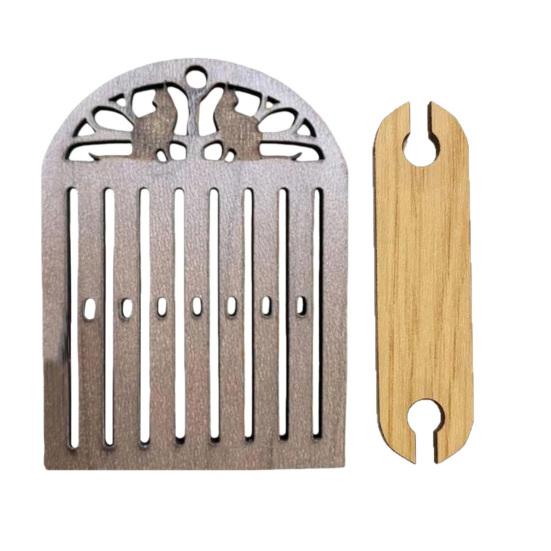 Rigid Heddle Backstrap Loom Kit Small Wooden Belt Weaving Tools Beginners Bracelets Bags Belts Camera Straps Bandweaving Shuttle Kit