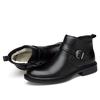 Men Formal Boots Luxury Brand Business Men Shoes High Top Winter Boots Men Boots Crocodile Leather Shoes Non-Slip Ankle Boots