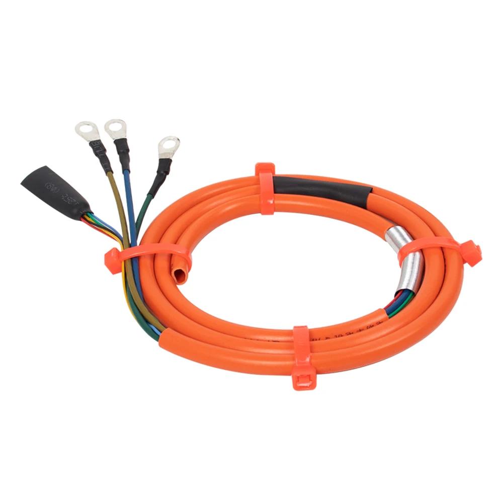 2.0mm² /2.5mm² Waterproof Motor Cable with 3 Motor Phase Wires 5 Hall Senor Wires Circuit Board Cable For Electric Scooter Parts 800W Wheel Hub Engine
