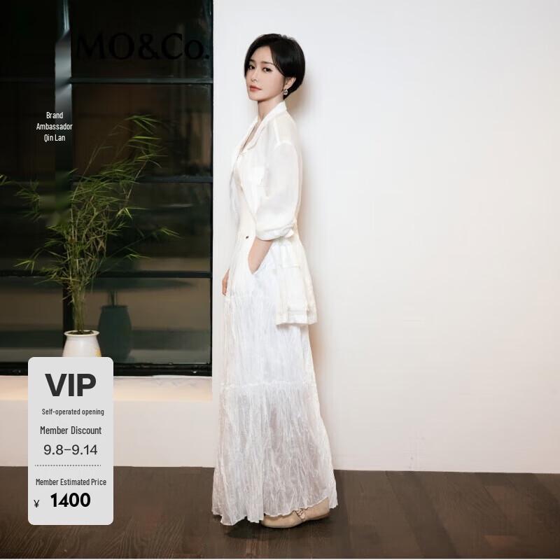 

MO&Co. Qin Lan Collection Pleated Camisole Maxi Dress M /165