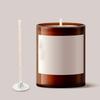 10Pcs Cotton Wicks for DIY Making Smooth Burning Wick with Metal Base Perfect for Scented Candles Soy Wax