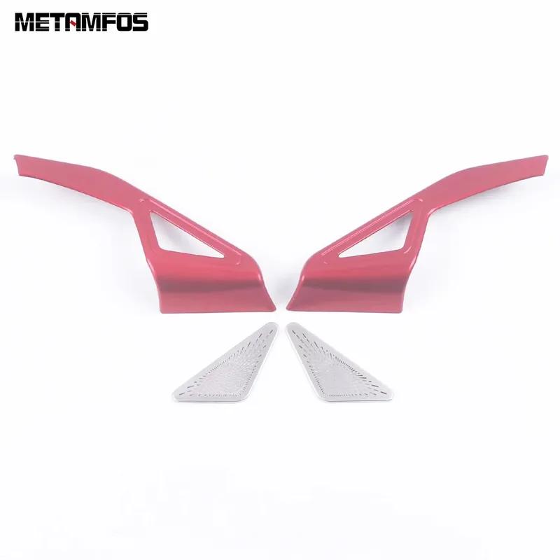 For Honda Civic 11th - 2024 2025 Carbon Fiber Front Window A Pillar Stereo Speaker Audio Speaker Cover Trim Accessories