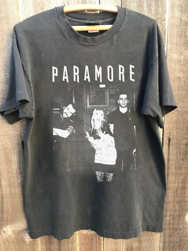 Paramore groupe rare Design Neuf Œil 90s Graphique T-shirt Unisexe Vtg T-shirt Unisexe