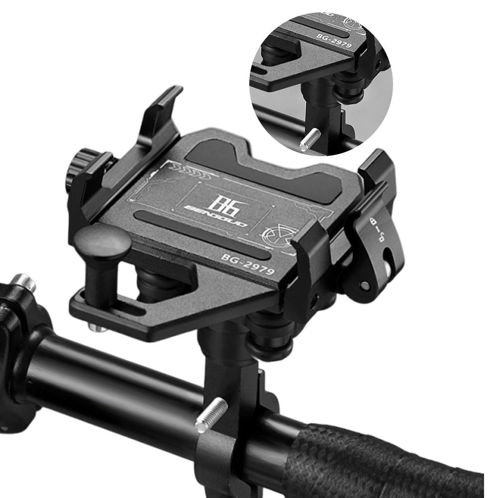 Road Bicycle Phone Holder One-Button Locking Universal Cell Phone Bracket Handlebar Smartphone Mount for 4.5-7 Inch Smartphone CHINA