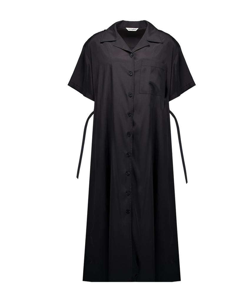 Metapeo Met Classy Shirt Dress Black
