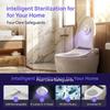 Weiße UV-Desinfektionslampe Kunststoff Wasserdichte Toiletten-UV-Lampe Mehrzweck-USB-Laden Toiletten-Desinfektionslampe Zuhause
