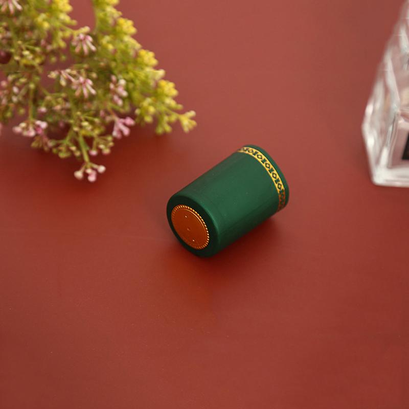 100Pcs Heat Shrink Capsules Wine Bottle Capsules Wine Heat Shrinkable Cap Wine Shrink Film Wrap For Straight Mouth Bottle