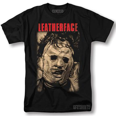 Massacre à la tronçonneuse Leatherface T-shirt Film d'horreur Vintage T-shirt Graphique Unisexe