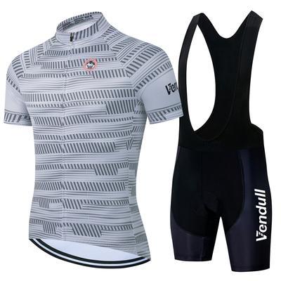 2026 Vêtements de Cyclisme Homme Été Manches Courtes Cuissard à Bretelles Ensemble Arrivée Jersey de Cyclisme Outdoor Vendull