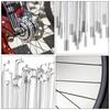 PATIKIL Set 14G Bicycle Spokes Inch Stainless Steel 2mm Mountain Bike Spokes Silver 36-Piece 174mm/6.85