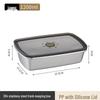 304 Stainless Steel Fresh-Keeping & Storage Box for Refrigerator, Ingredients, Picnic, and Lunch.
