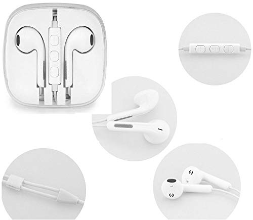 Kit pieton + ecouteur + micro blanc jack type-c pour Smartphone et Tablette