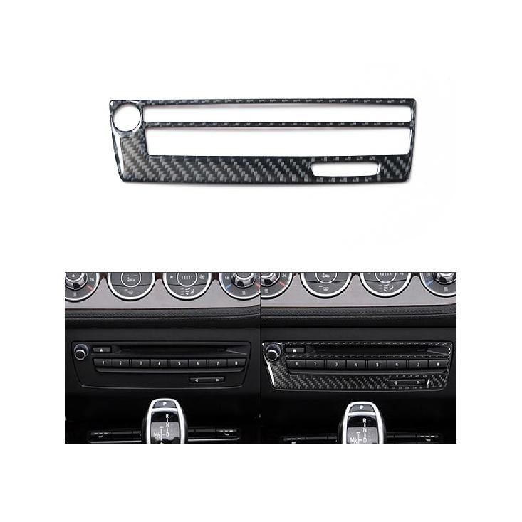Car Styling Accessories Interior Carbon Fiber Overhead Console Wait Black Stickers Decorative Fit For BMW Z4 E89