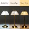 LED Table Lamp Rechargeable Wireless Reading Lamp Touch Sensor Dimmable Desktop Night Light for Hotel Bar Bedroom Decor Light