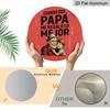 2D Flat Father's Day Themed Aluminum Pendant, Available in Various Sizes. Featuring A Black and White Embracing Illustration, It's An Ideal Choice